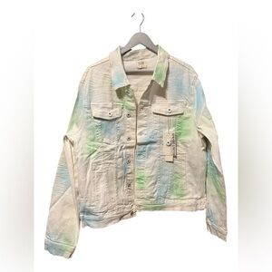 KDNK Tie-Dye Denim Jacket – XL